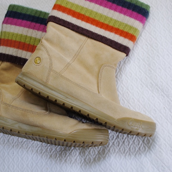 Coach Suede Boots - Picture 2 of 4